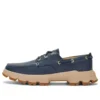 Greenstride Originals Ultra Leather Boat Shoes “Blue”