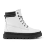 Greenstride Ray City Waterproof Wide Fit Boot “White Full Grain”