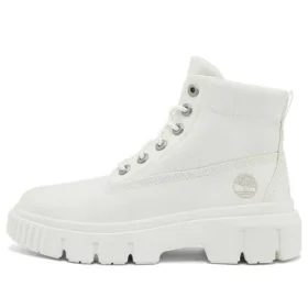 Greyfield Canvas Boot “White”