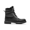 Heritage 6 Inch Premium Puffer Waterproof Boots “Black with Black Fur”