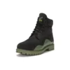 Heritage 6 Inch Waterproof Boot “Black Nubuck with Green”