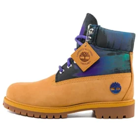 Heritage 6 Inch Waterproof Boot “Wheat Nubuck with Print”