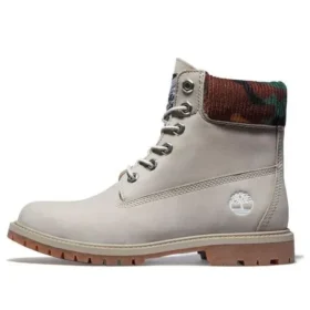 Heritage 6 Inch Waterproof Boots “Beige Nubuck with Camo”