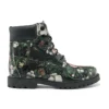 Heritage 6 Inch Waterproof Boots “Black Floral Nubuck”