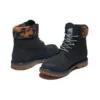 Heritage 6 Inch Waterproof Boots “Black Nubuck with Camo”