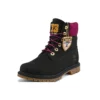 Heritage 6 Inch Waterproof Boots “Black Nubuck with Pink”
