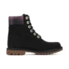 Heritage 6 Inch Waterproof Boots “Black Nubuck with Pink Teal Plaid”