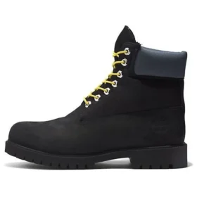 Heritage 6 Inch Waterproof Boots “Black Regenerative Leather”