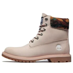 Heritage 6 Inch Waterproof Boots “Pale Pink Nubuck with Camo”