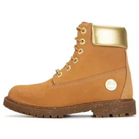 Heritage 6 Inch Waterproof Boots “Wheat Nubuck with Gold”