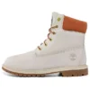 Heritage 6 Inch Waterproof Boots “White Nubuck”