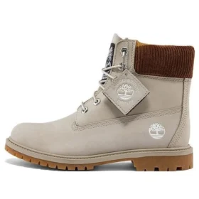 Heritage 6 Inch Waterproof Wide Fit Boots “Beige Nubuck with Camo”