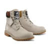 Heritage 6 Inch Waterproof Wide Fit Boots “Beige Nubuck with Camo”