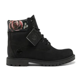 Heritage Cupsole Boots “Black Nubuck with Floral”
