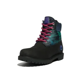 Heritage NL Sky 6 Inch Waterproof Boots “Black Nubuck with Print”
