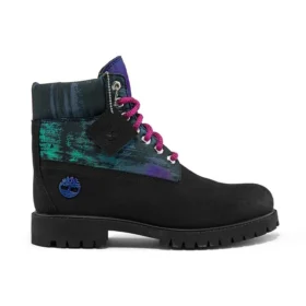 Heritage NL Sky 6 Inch Waterproof Boots “Black Nubuck with Print”
