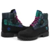 Heritage NL Sky 6 Inch Waterproof Boots “Black Nubuck with Print”