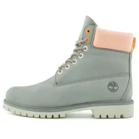 Hi-Vis Heritage 6 Inch Waterproof Wide Fit Boot “Grey”