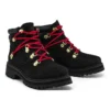 Holiday Luxe Waterproof Boot “Black Nubuck Red”
