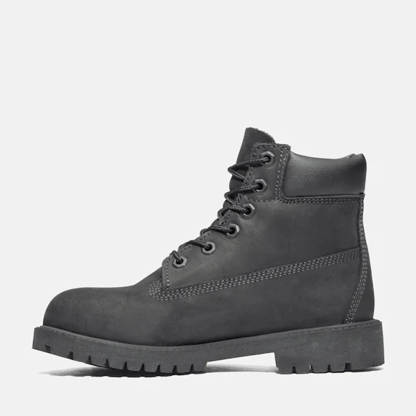 Junior Premium 6-Inch Waterproof Boots – Black Nubuck Junior Premium 6-Inch Waterproof Boots – Black Nubuck