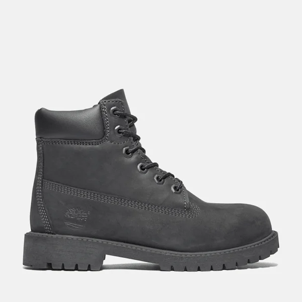 Junior Premium 6-Inch Waterproof Boots – Black Nubuck Junior Premium 6-Inch Waterproof Boots – Black Nubuck