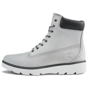 Keeley Field 6 Inch Wide-Fit Boots “Light Grey”