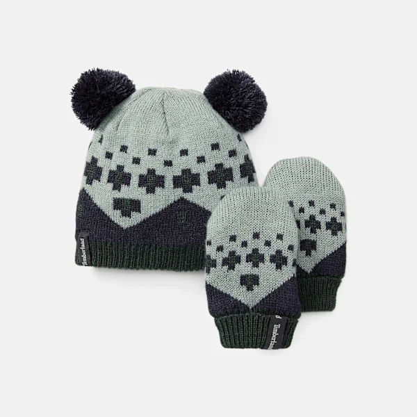 Kids’ Fairisle Hat & Mitten Set Kids’ Fairisle Hat & Mitten Set