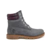 Linden Woods 6 Inch Waterproof Boots “Dark Grey and Printed Collar”