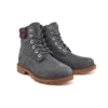 Linden Woods 6 Inch Waterproof Boots “Dark Grey and Printed Collar”