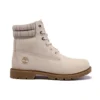 Lindon Woods 6 Inch Waterproof Boot “Beige Nubuck and Printed Collar”