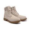 Lindon Woods 6 Inch Waterproof Boot “Beige Nubuck and Printed Collar”