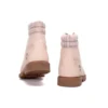 Lindon Woods 6 Inch Waterproof Boot “Pink Nubuck and Printed Collar”