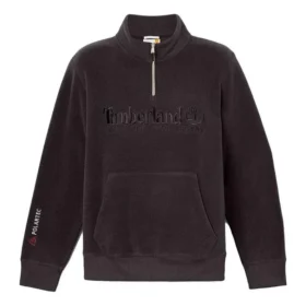 Linear Logo 1/4 Zip Sweatshirt “Black”