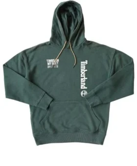 Logo and Back Words Hoodie “Green”