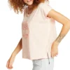 Logo Printing Short Sleeve Pink