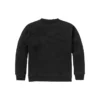 Logo Texture Crew Sweater “Black”