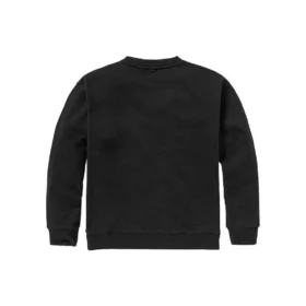 Logo Texture Crew Sweater “Black”