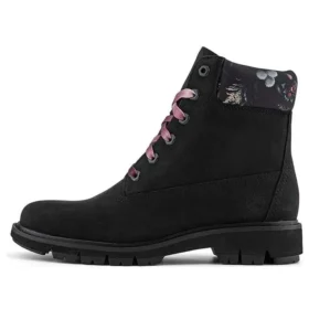 Lucia Way 6 Inch Charm Waterproof Boot “Black Nubuck”