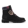 Lucia Way 6 Inch Charm Waterproof Boot “Black Nubuck”