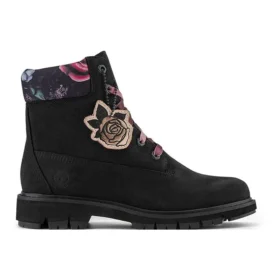 Lucia Way 6 Inch Charm Waterproof Boot “Black Nubuck”