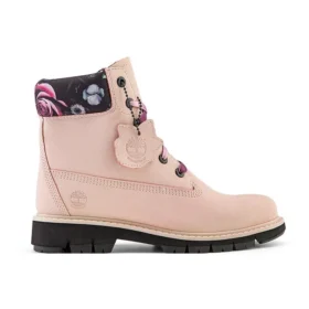 Lucia Way 6 Inch Charm Waterproof Boot “Light Pink Nubuck”