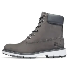 Lucia Way 6 Inch Waterproof Boots “Medium Grey Nubuck”