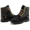 Lunar New Year 6 Inch Lace Up Boots “Black Nubuck”