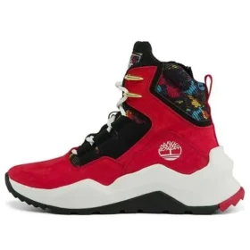 Madbury Side Zip Sneaker Boots “Red Nubuck”