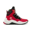Madbury Side Zip Sneaker Boots “Red Nubuck”