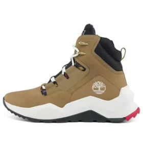 Madbury Side Zip Wide Fit Sneaker Boots “Tan Nubuck”