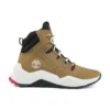 Madbury Side Zip Wide Fit Sneaker Boots “Tan Nubuck”