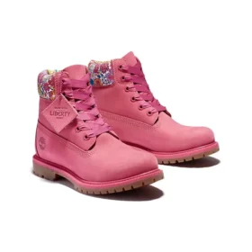 Made With Liberty Fabrics 6 Inch Boots “Pink”