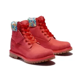 Made With Liberty Fabrics 6 Inch Boots “Red”