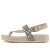 Malibu Waves Thong Sandal “Leopard Nubuck”